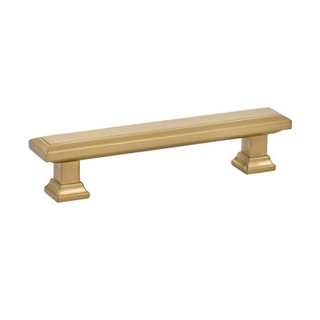 Patioplus 10 in. Brass Geometric Center To Center Bar Cabinet Pull, Satin Brass PA3240312